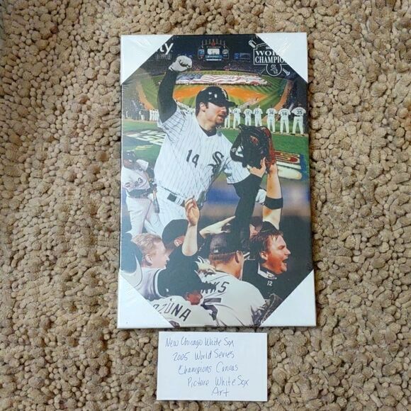 New Chicago White Sox Baseball 2005 World Series Champions Canvas Canvas Picture - Picture 1 of 9
